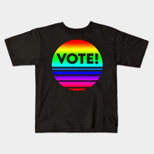 Vote! - Rainbow Pride Kids T-Shirt